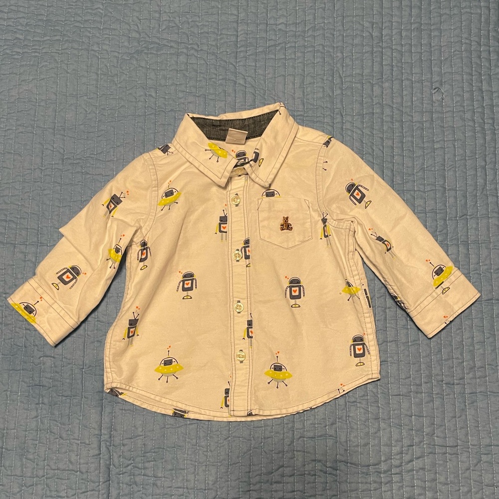 Gap collared long sleeve
